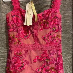 Bronx and Banco Eva MIDI Dress, Size Large.